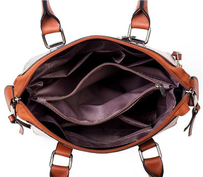 Palmer - Ensemble de Sacs en Cuir à Motif Crocodile en 4 Pièces