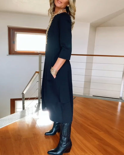 Jennifer | Robe d'Élégance Casual Gracieuse