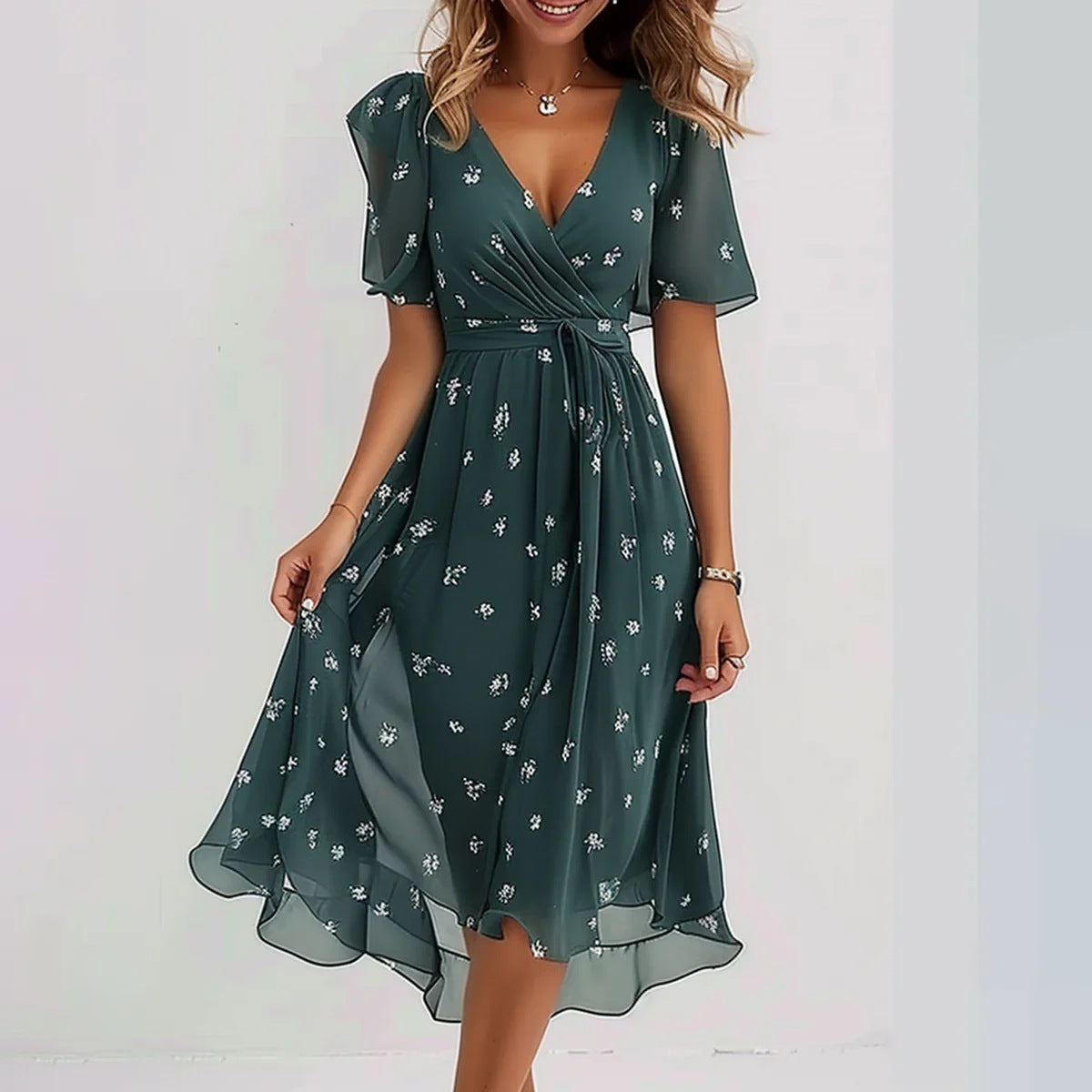 Inès | Robe d'été Chic Elegant pour femme | Mixi