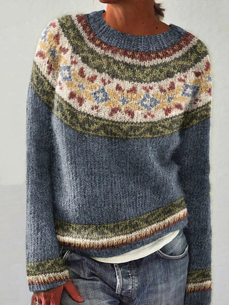 GRACE | Pull Rétro Color Block