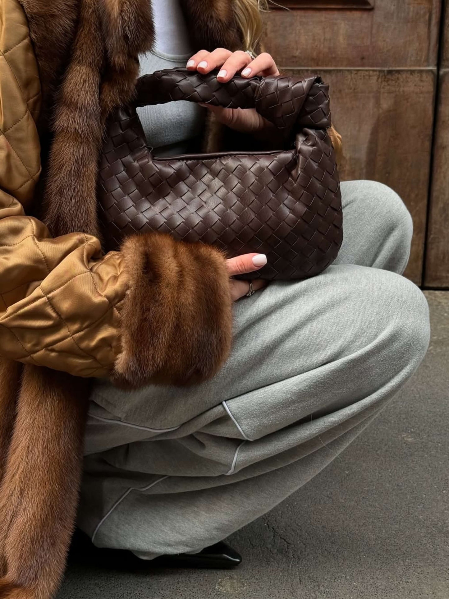 Sienna | Petit Sac avec Poignée Tressée