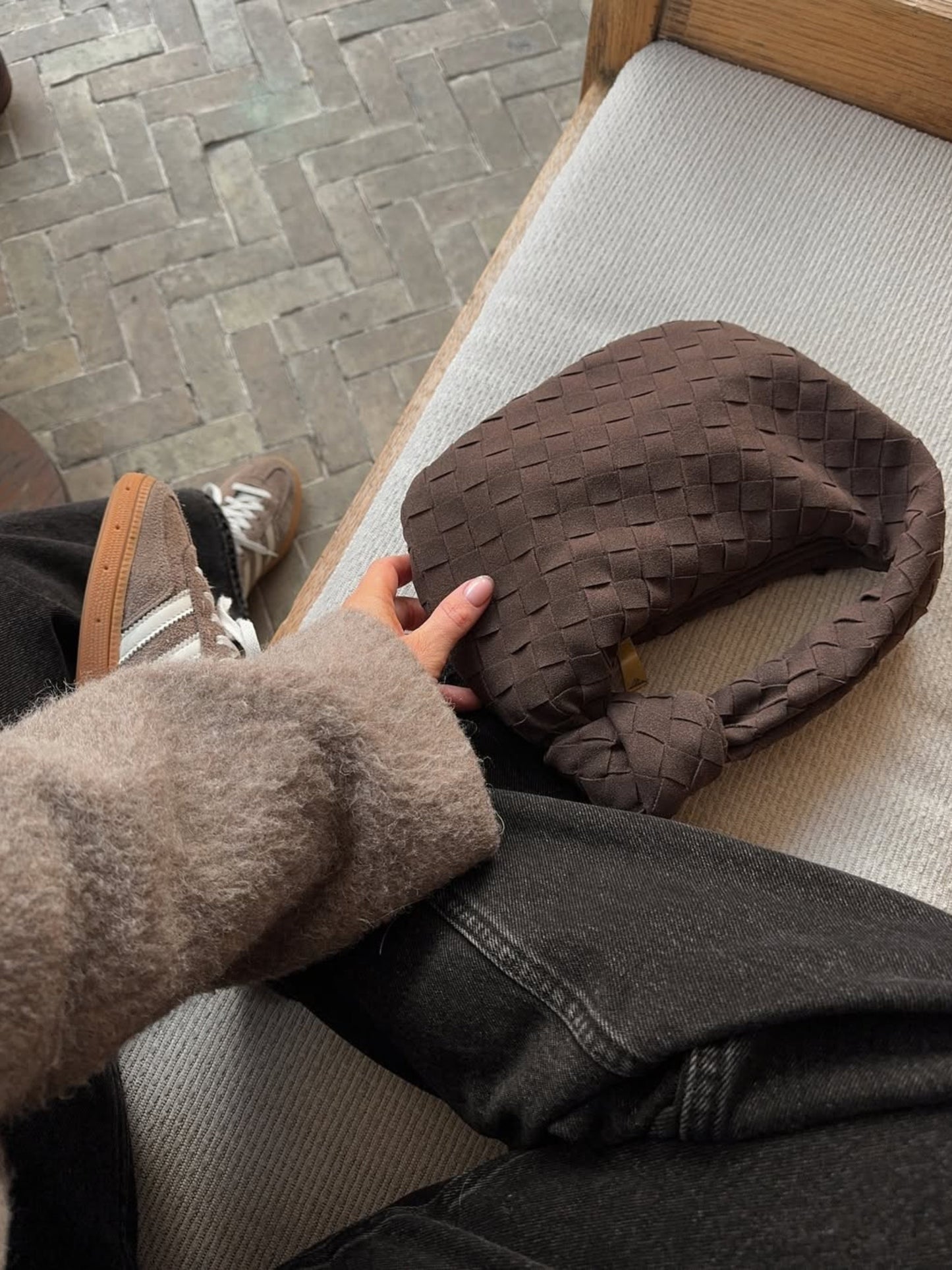 Renee | Mini Sac en Suède Intrecciato Doux