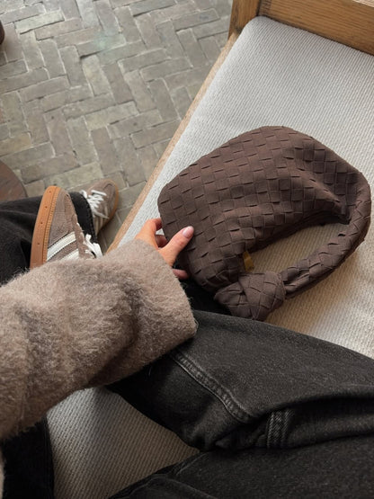 Renee | Mini Sac en Suède Intrecciato Doux
