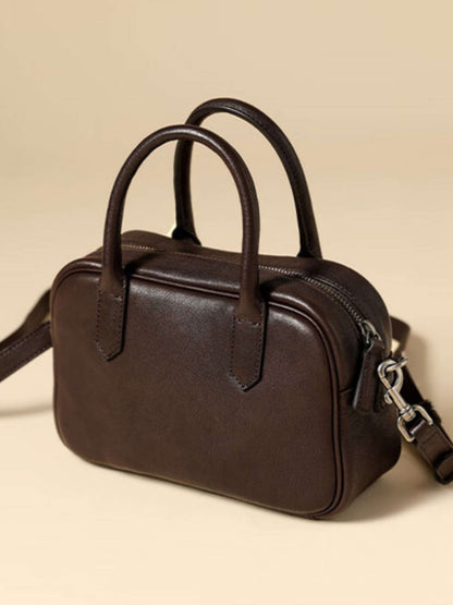 Eliza | Sac Carré avec Fermeture Éclair Brillante