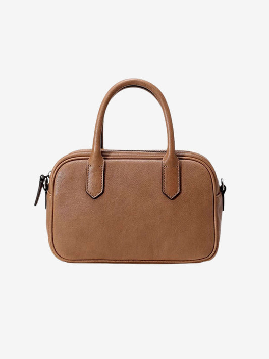 Eliza | Sac Carré avec Fermeture Éclair Brillante
