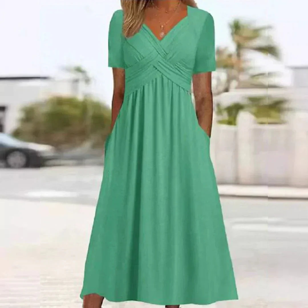 Frances - Robe d'Élégance Sophistiquée et Flatteuse