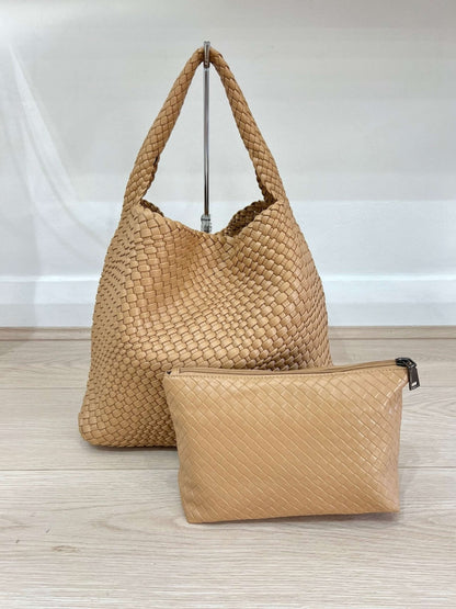 Luna | Sac Hobo Tissé Oversized Chic