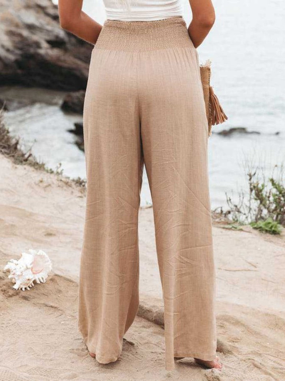 MICHELLE – PANTALONS AMPLE DÉCONTRACTÉS