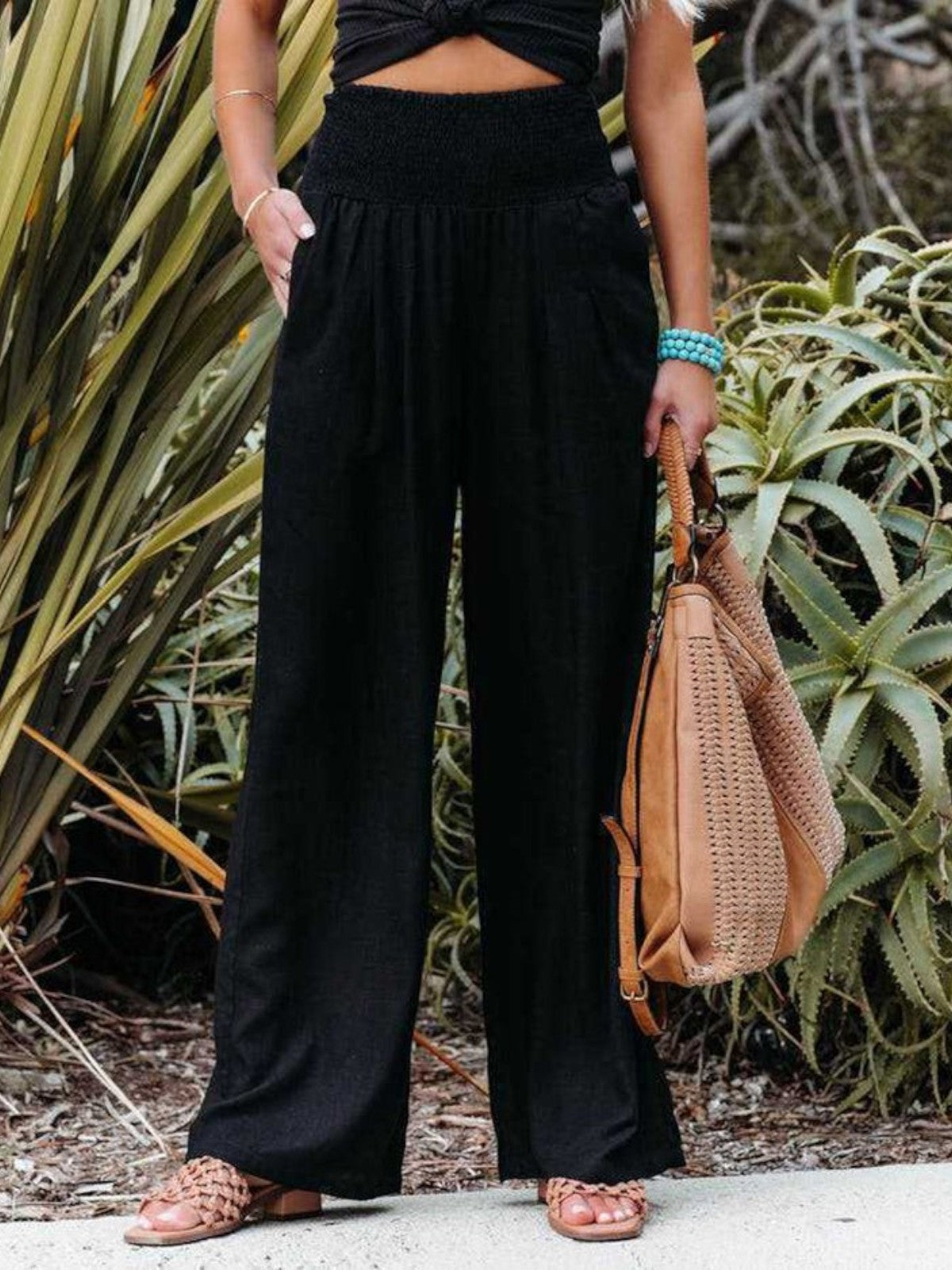 MICHELLE – PANTALONS AMPLE DÉCONTRACTÉS