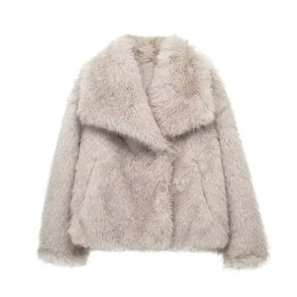 Bruna™ | Manteau en Fausse Fourrure