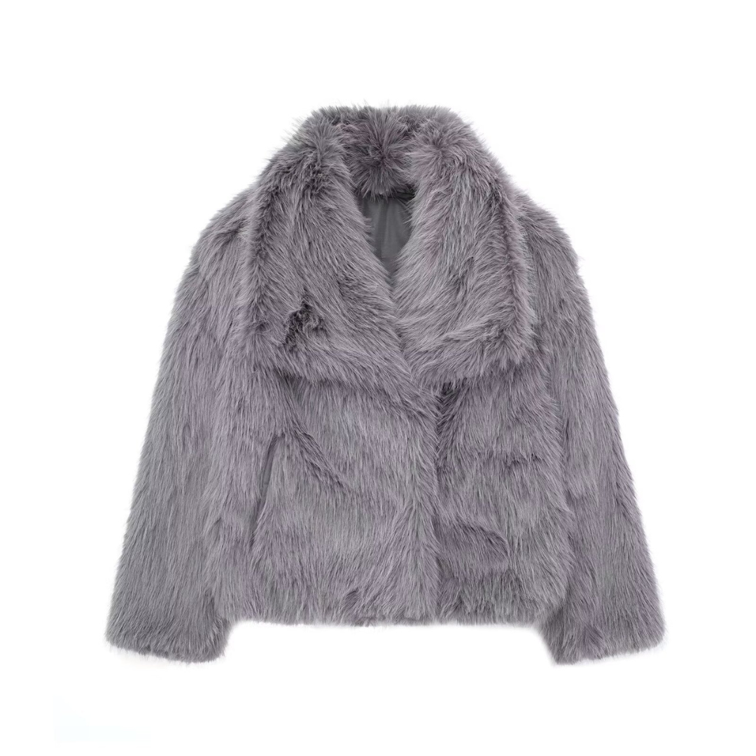 Bruna™ | Manteau en Fausse Fourrure
