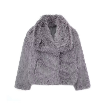 Bruna™ | Manteau en Fausse Fourrure