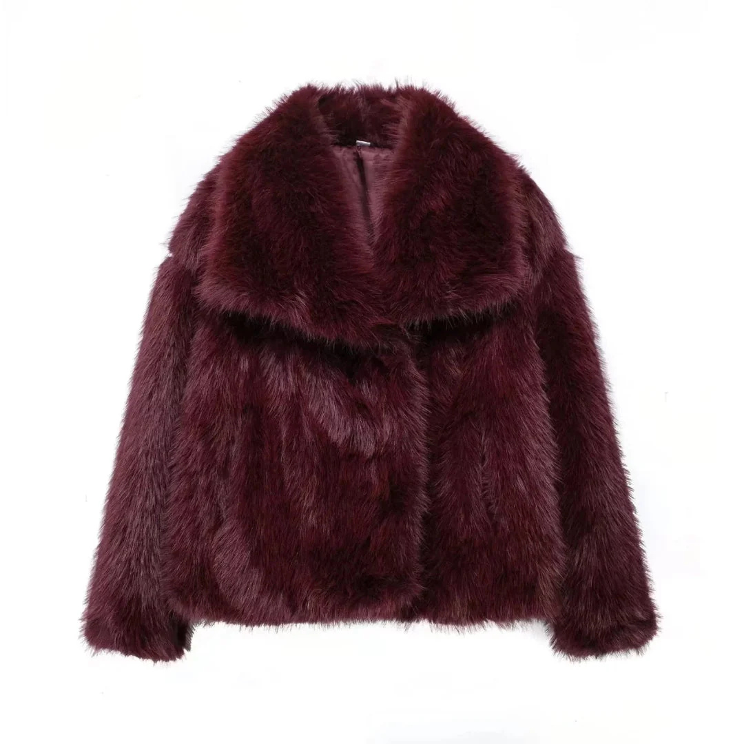 Bruna™ | Manteau en Fausse Fourrure