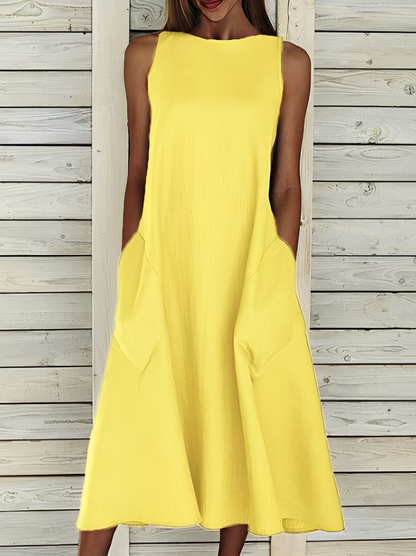Amihan - Robe en Coton Uni
