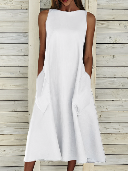 Amihan - Robe en Coton Uni