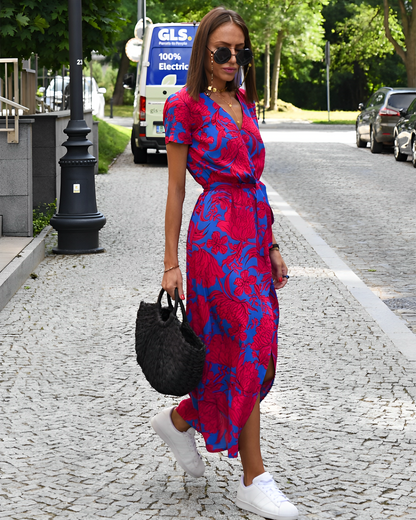 Elowen - Robe à taille florale