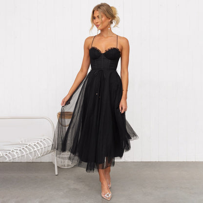 Franca – Robe midi raffinée au design classique
