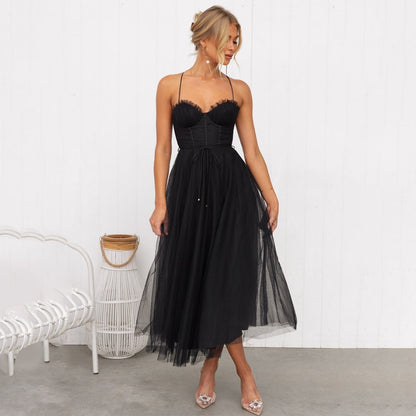 Franca – Robe midi raffinée au design classique