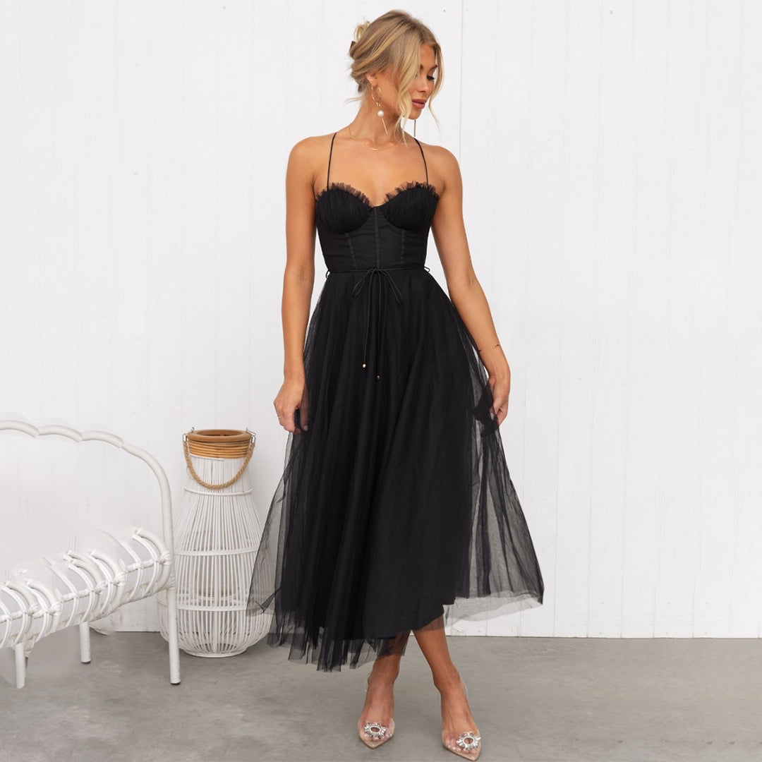Anita – Robe midi pleine de style et de classe