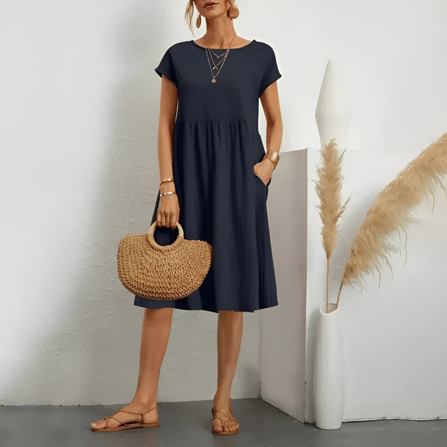 Pamela | Robe Élégante d'Été