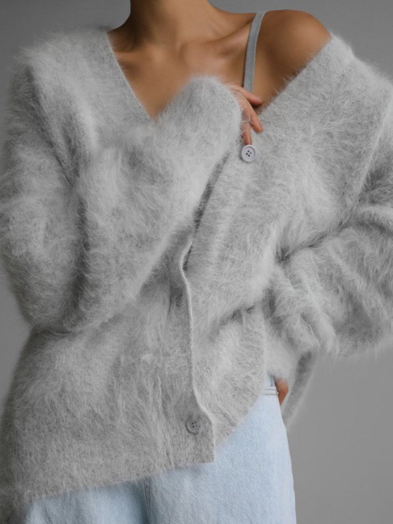 CARDIGAN CELESTE LUXE FUZZY