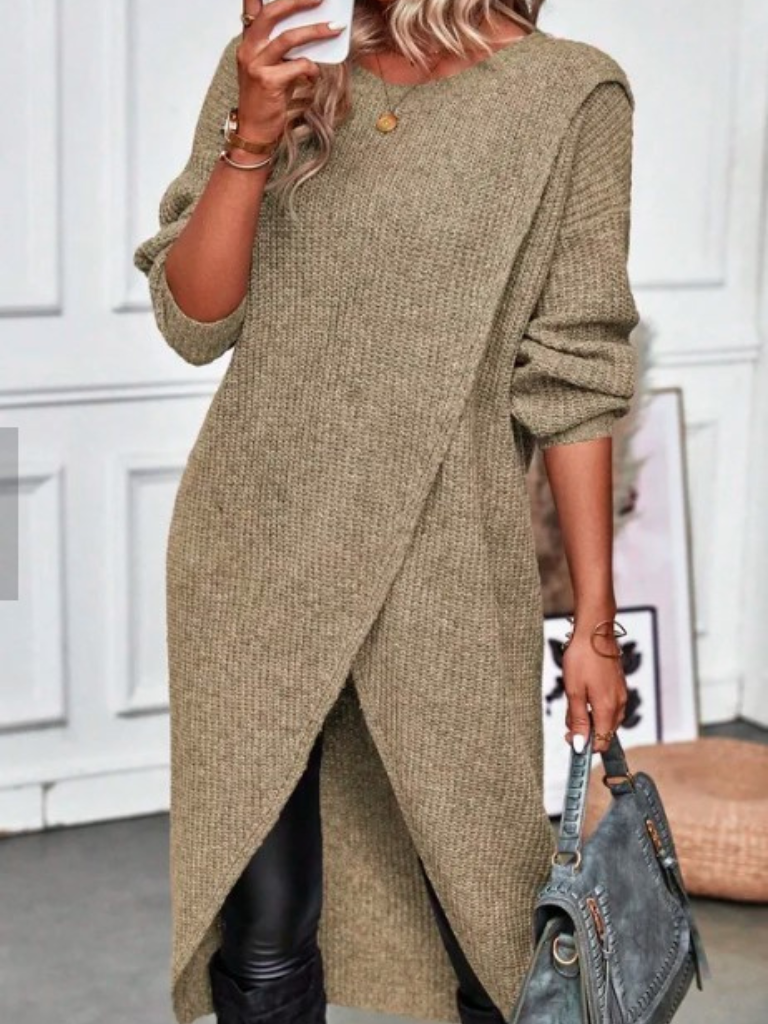 ROBE EN MAILLE ENVELOPPANTE ARIA