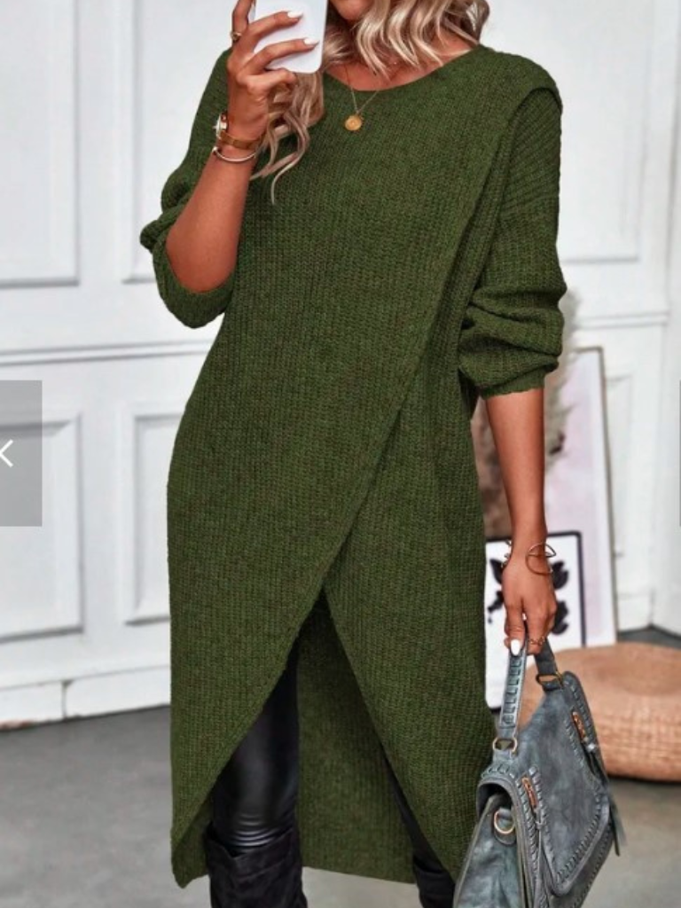 ROBE EN MAILLE ENVELOPPANTE ARIA