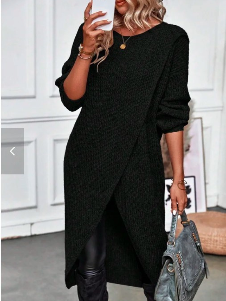 ROBE EN MAILLE ENVELOPPANTE ARIA