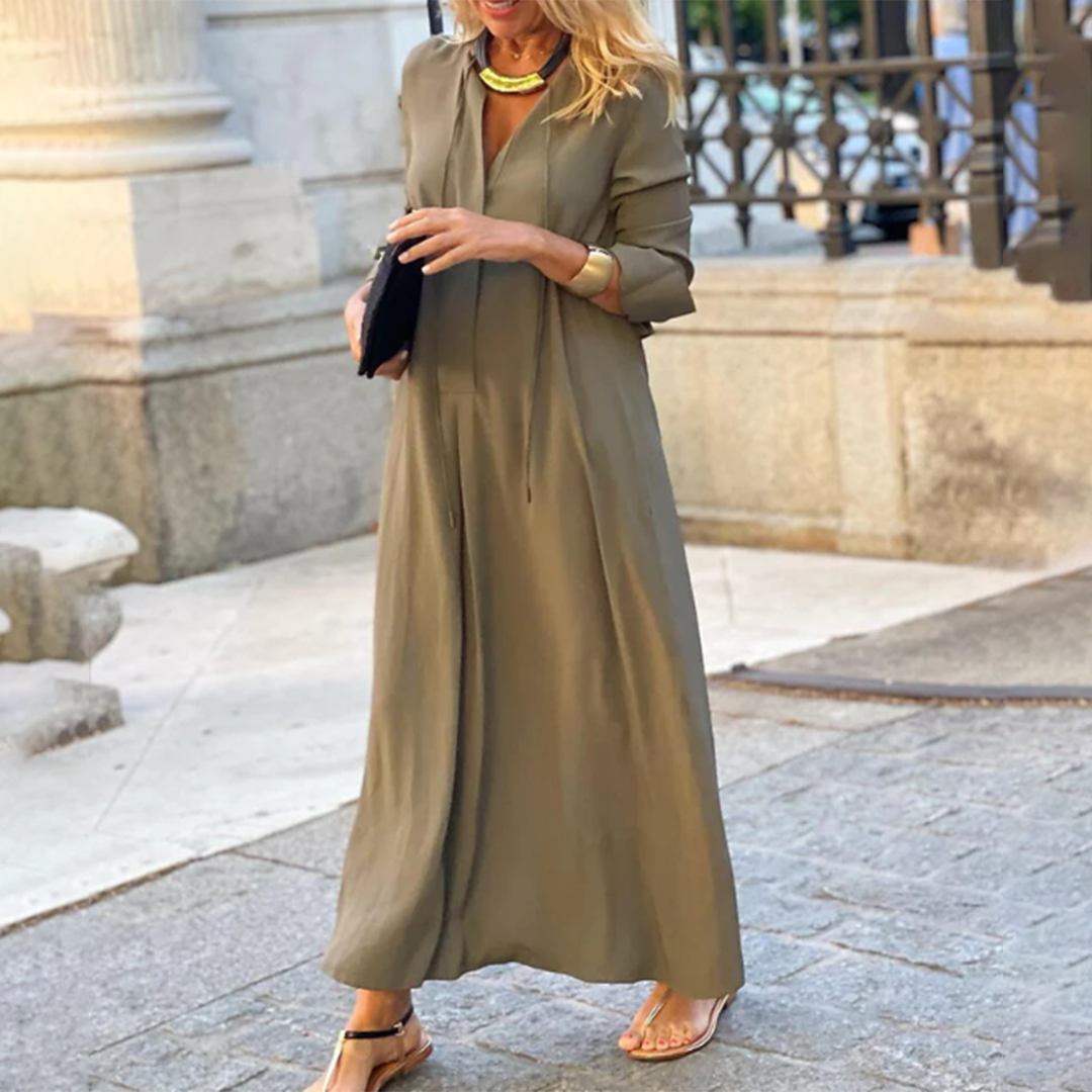 Charlie - Robe Maxi Élégante et Légère