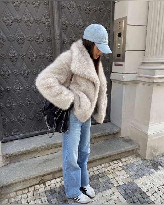Bruna™ | Manteau en Faux Cuir