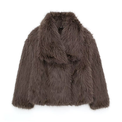 Bruna™ | Manteau en Fausse Fourrure