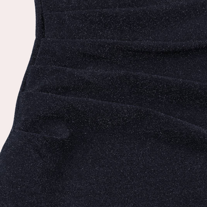 Robe à paillettes à épaules dénudées pour femme | Midi