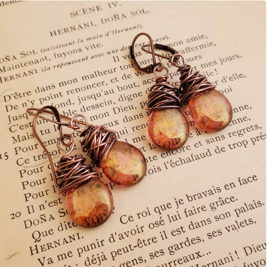 Boucles d'oreilles Vintage Firefly