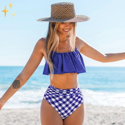 Eugenia® | Maillot de bain + pantalon taille haute - Se sentir belle et sûre de soi au soleil