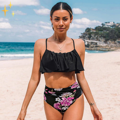 Eugenia® | Maillot de bain + pantalon taille haute - Se sentir belle et sûre de soi au soleil