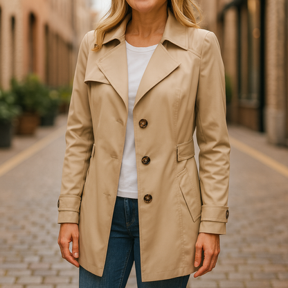 Jinkee | Manteau Trench Élégant d'Automne