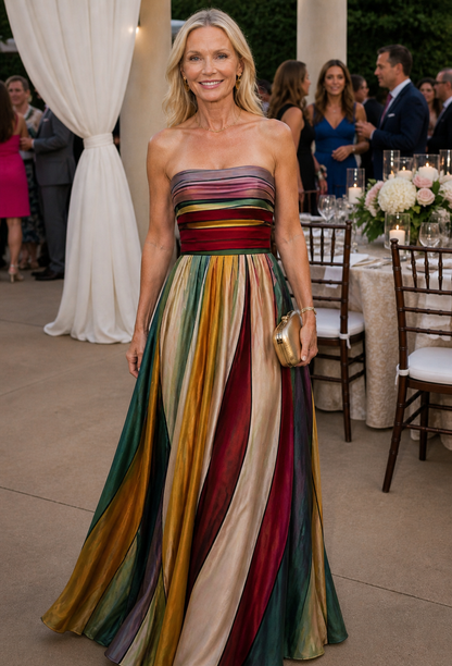Robe A-Line Sans Bretelles Effortless