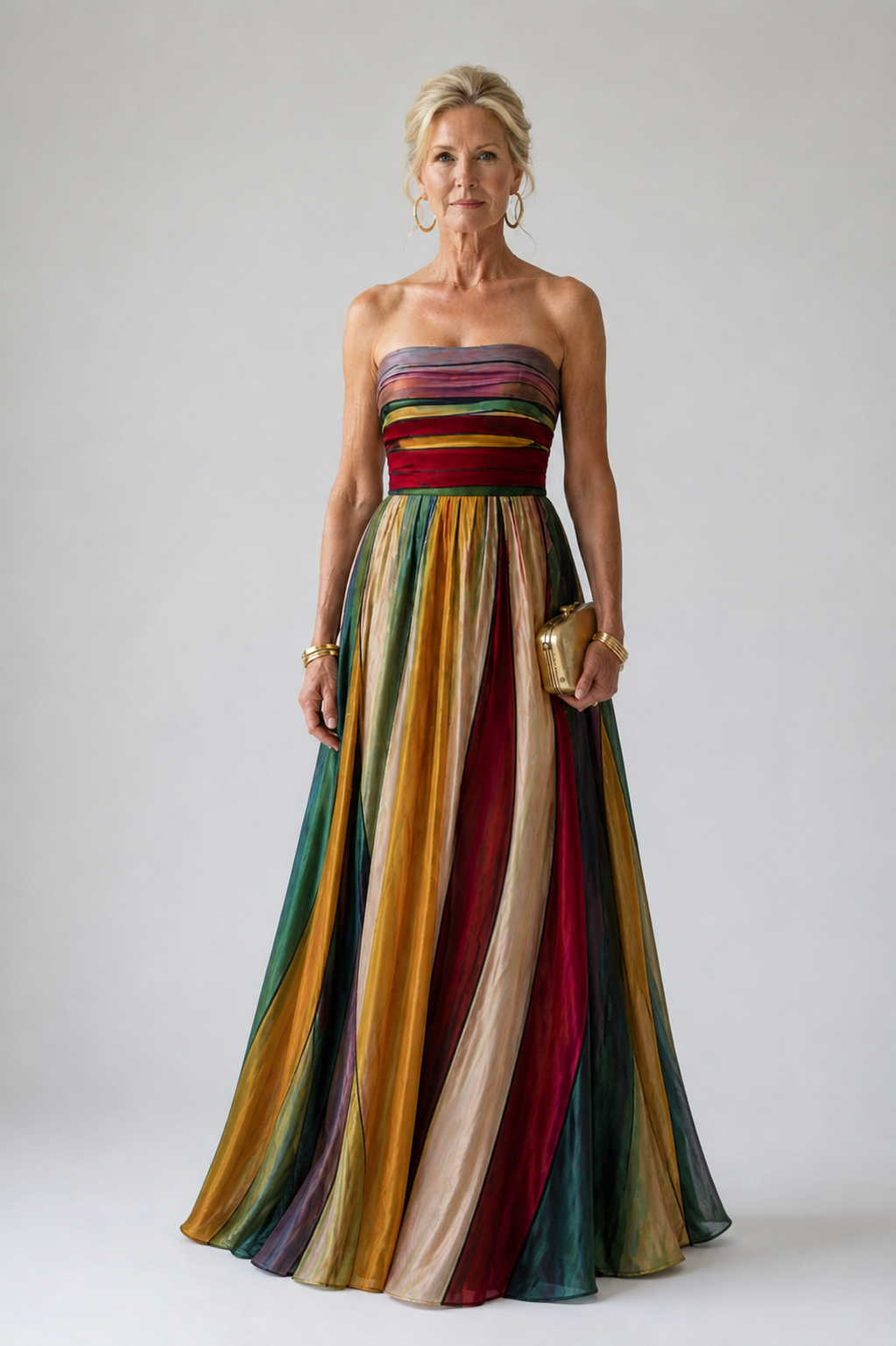 Robe A-Line Sans Bretelles Effortless
