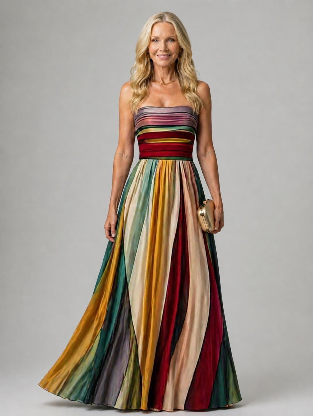 Robe A-Line Sans Bretelles Effortless