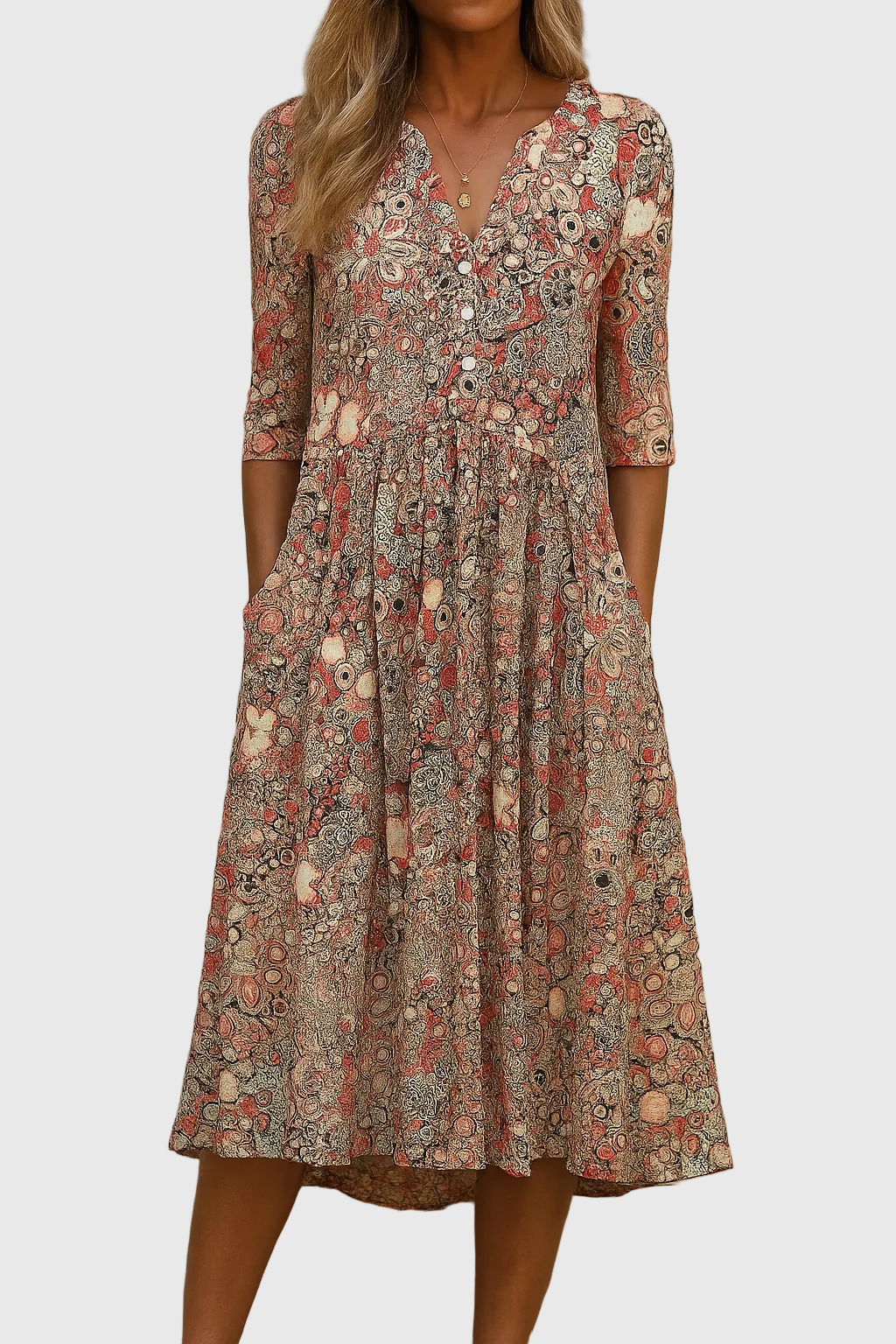 Kaelissea | Robe Midi Sophistiquée
