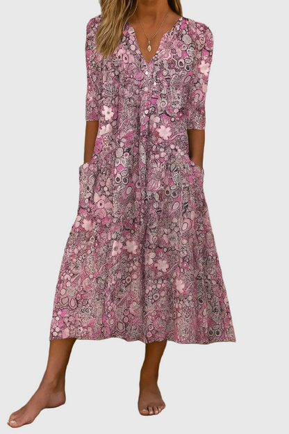 Kaelissea | Robe Midi Sophistiquée