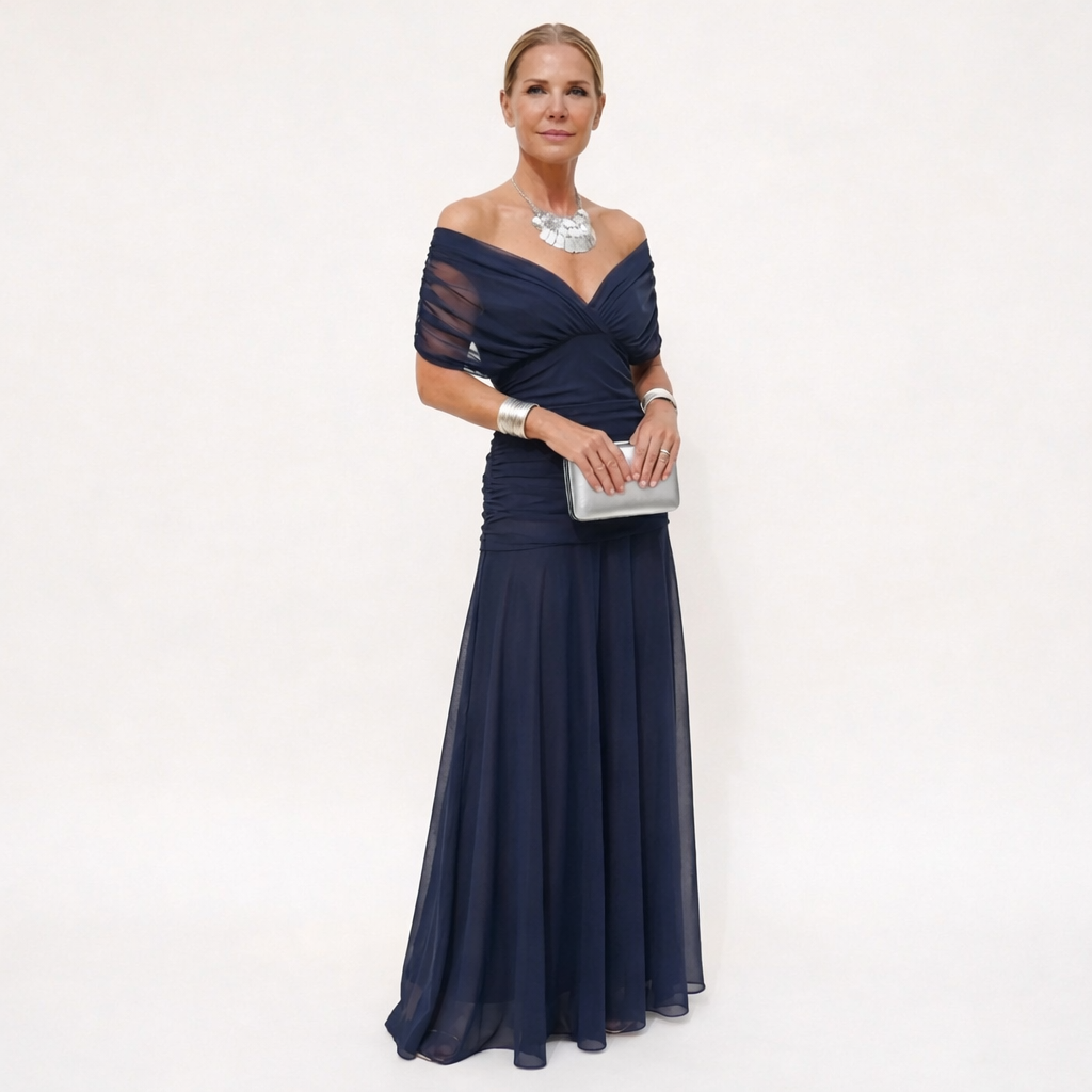 Velora™ | Robe Fleurie Longue avec Décolleté en V
