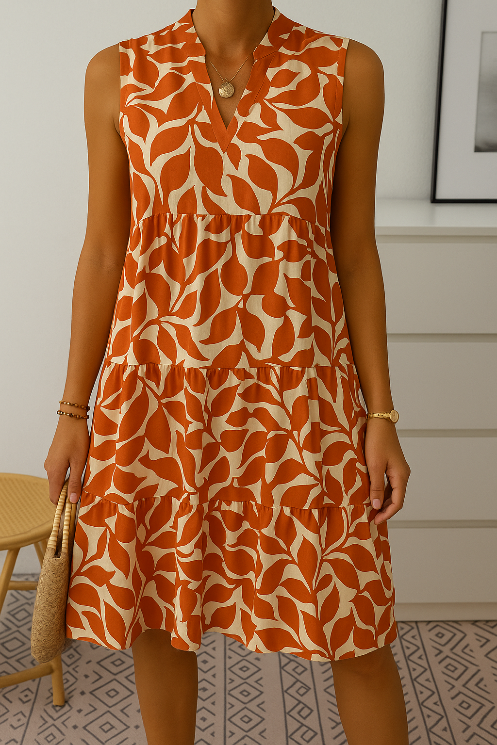 Tessa - Robe Midi d'Été