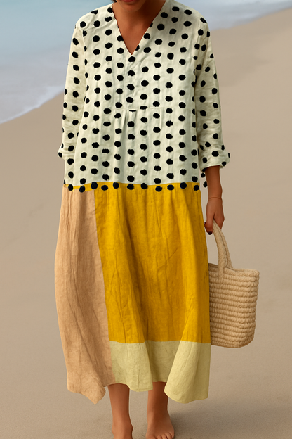 MAYA | ROBE GÉOMÉTRIQUE ÉLÉGANTE