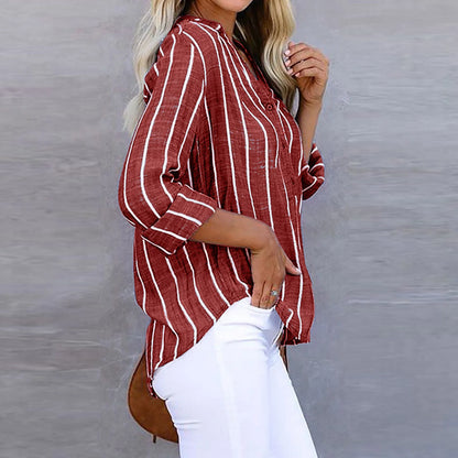 Laurie | Chemise Rayure Pour Femme | Confortable