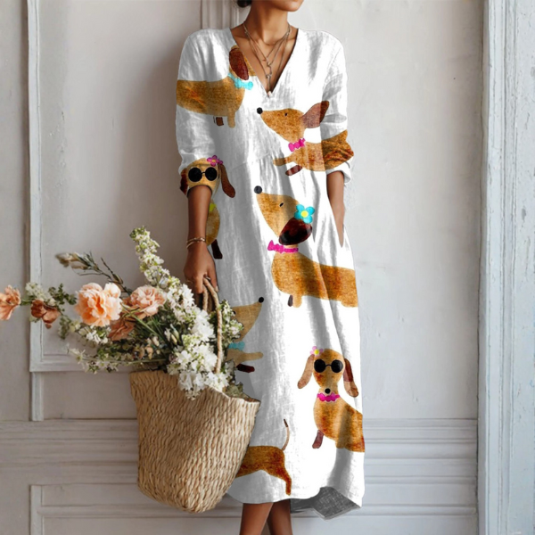 Esther | Robe Printanière Élégante et Sans Effort