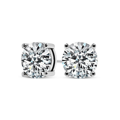 Boucles d'oreilles Tera en or blanc chic