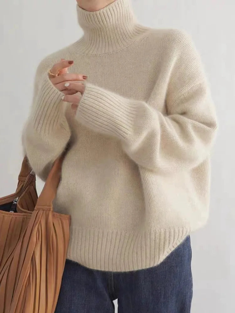 Marianne™ | Pull à Col Roulé de Luxe
