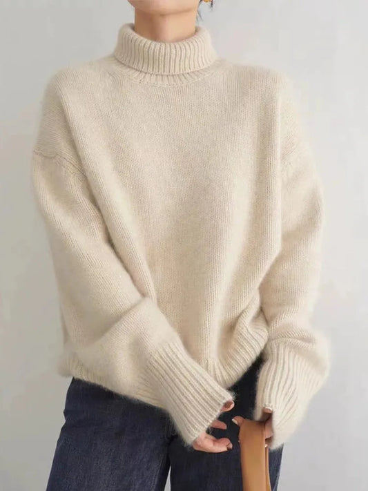 Marianne™ | Pull à Col Roulé de Luxe