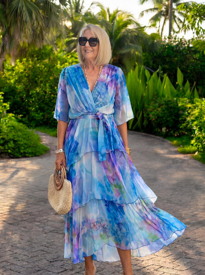 Casar – Robe élégante en georgette